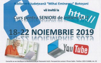 O nouă serie de cursuri …