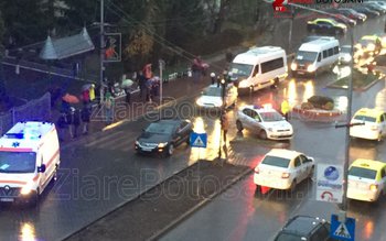 Femeie lovită de mașină pe …