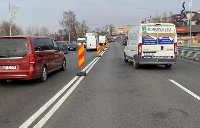 Un nou proiect marca Hidroplasto Botoșani! Lucrări la podul viaduct din Fălticeni - FOTO