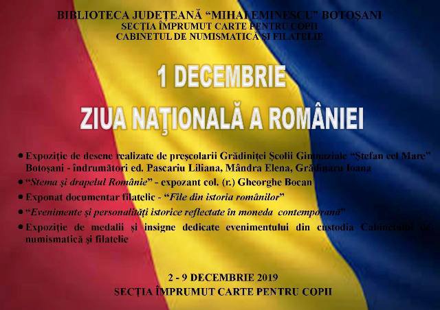 Expoziţii de medalii şi insigne dedicate Zilei Naționale, în această săptămână, la Biblioteca Județeană