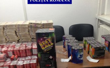 Amenzi și materiale pirotehnice confiscate …