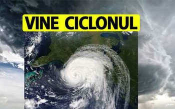 Un CICLON va mătura România. …