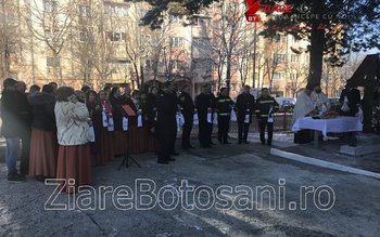 Troiță sfințită în curtea Detașamentului …