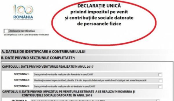 Declaraţia unică de venit va fi modificată. Milioane de români trebuie să îşi declare şi aceste venituri în 2020