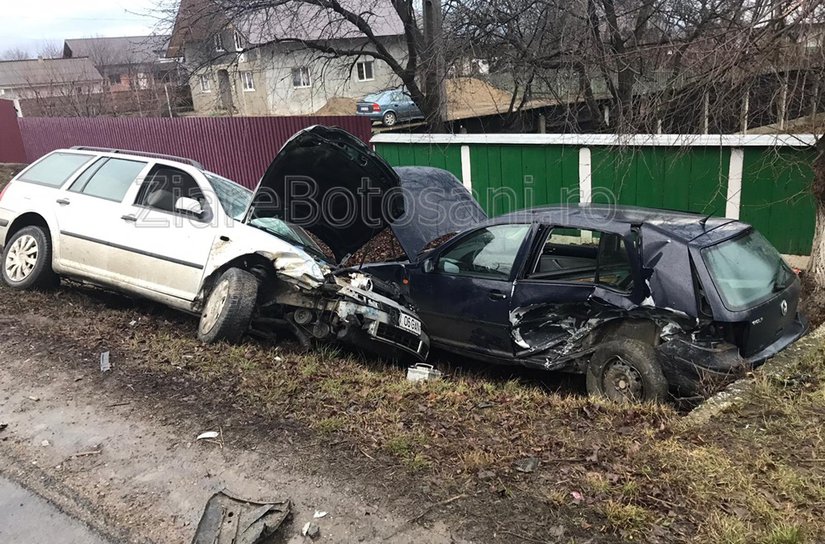 Accident violent cu două victime pe drumul Dorohoi – Pomârla - FOTO