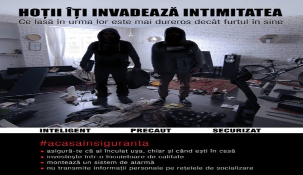 Polițiștii botoșăneni desfăşoară activități în cadrul Campaniei „Hoţii îţi invadează intimitatea” - FOTO