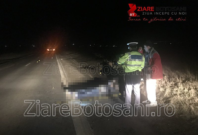 Accident mortal! Un bărbat din Dorohoi a fost acroșat de un camion - FOTO