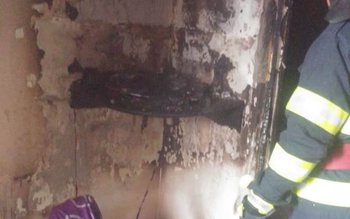 Incendiu la parterul unui bloc …