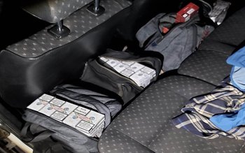 Volkswagen Passat încărcat cu ţigări …