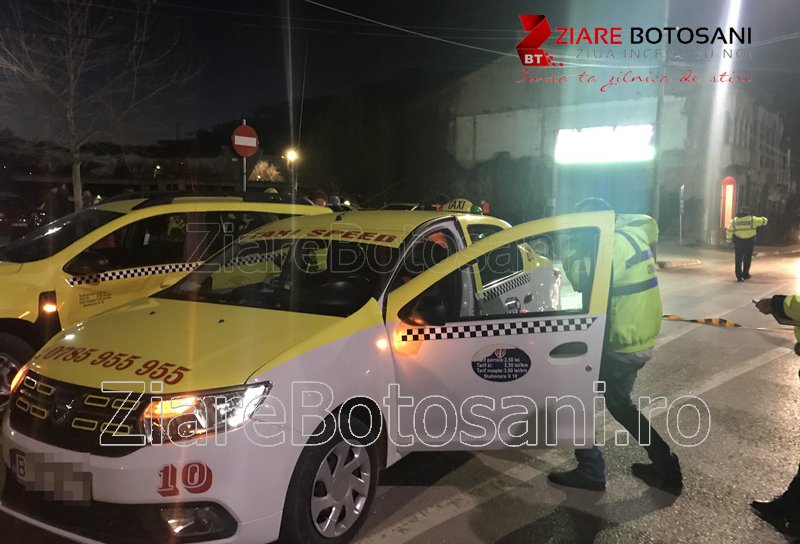 Accident! Două taxiuri s-au ciocnit în centrul municipiului Dorohoi - FOTO