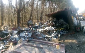 Accident la Botoșani! Camion încărcat …