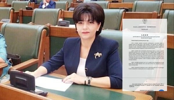 Doina Federovici: „Am votat în Senat legea pentru scutirea de chirie, fără niciun cost suplimentar”
