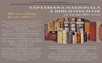 Provocare culturală în Săptămâna bibliotecilor …