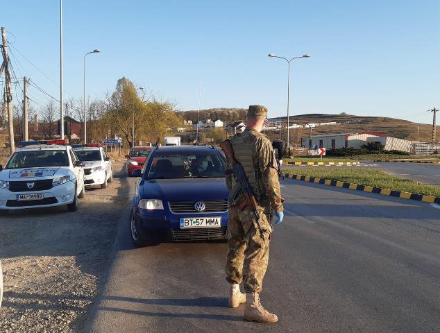 Acțiuni organizate la Botoșani cu zeci de polițiști, jandarmi și militari - FOTO