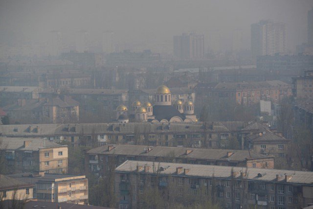 Kiev a devenit cel mai poluat oraș din lume după incendiile de la Cernobîl