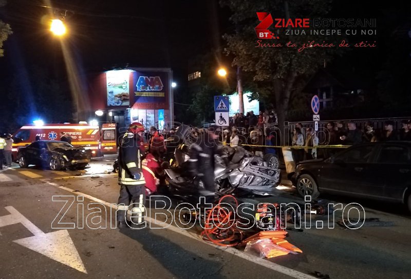 Șoferul de 28 de ani care a provocat accidentul din Botoșani a fost arestat pentru 30 de zile
