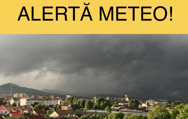 Alertă ANM: COD PORTOCALIU de vreme severă imediată în județul Botoșani. Află zonele vizate