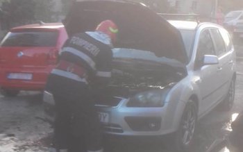 Incendiu izbucnit la o mașină …