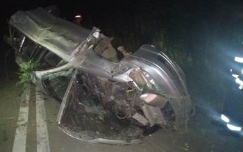 Accident la Botoșani! Mașină răsturnată …