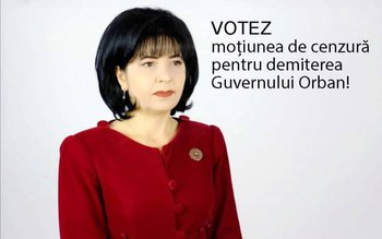 Doina Federovici: Votez moțiunea de …