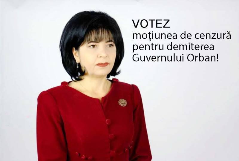 Doina Federovici: Votez moțiunea de cenzură pentru demiterea Guvernului Orban care a batjocorit în ultimul hal copiii, vârstnicii medicii și profesorii