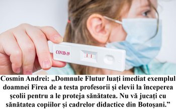 Cosmin Andrei: „Domnule Flutur luați …