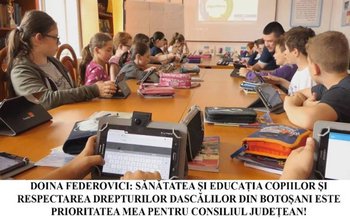 Doina Federovici: „Profesorii și elevii …