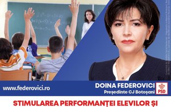 Doina Federovici: „Bursele suplimentare pentru …
