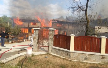 INCENDIU devastator în județul Botoșani: …
