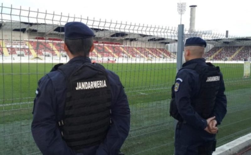 Măsuri de ordine publică pe Stadionul municipal Botoșani la meciul de fotbal F.C. Botoșani - Academica Clinceni