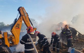 Pompierii se luptă de peste …