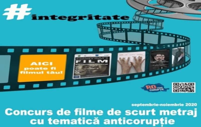 Proiectul „Integritate 2020”: Concurs de filme de scurt metraj cu tematică anticorupţie