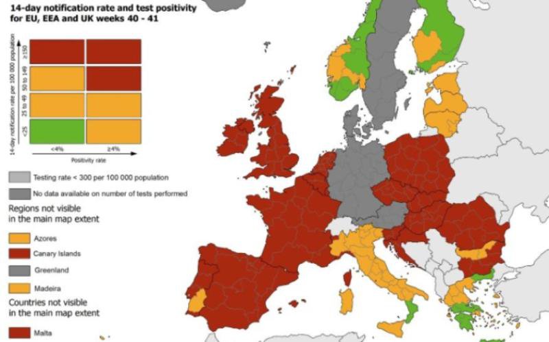 Unde sunt RESTRICȚII de călătorie și cum arată HARTA comună a Uniunii Europene potrivit noului COD al culorilor COVID-19