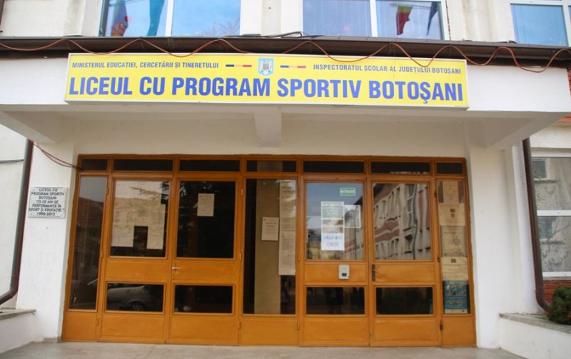 Liceul cu Program Sportiv din Botoșani intră de astăzi pe Scenariul ROȘU