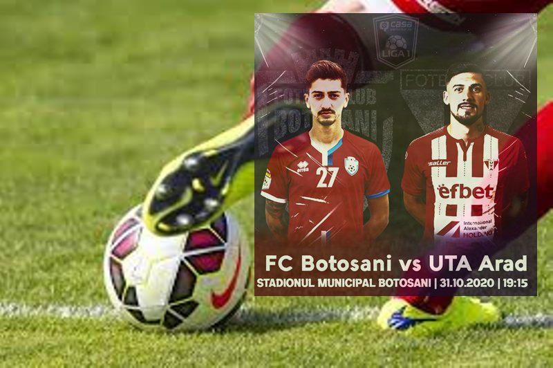 FC Botoșani joacă astăzi, pe teren propriu, cu UTA Arad