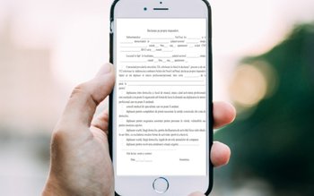 Declaraţia pe proprie răspundere, valabilă …