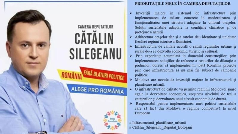 PRO România: Cătălin Silegeanu – Priorități în Camera de Deputaților!