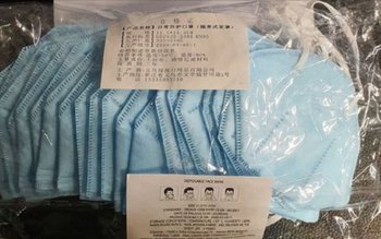 Măştile de protecţie vândute în …