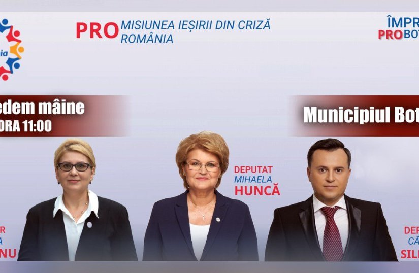 Cătălin Silegeanu: O nouă zi în care ne întâlnim cu botoșănenii dornici de a dialoga cu echipa #PRORomania