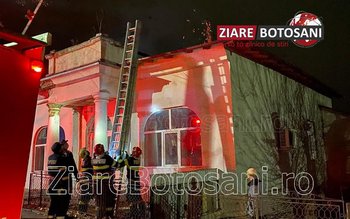 Incendiu la Dorohoi! Un coș …