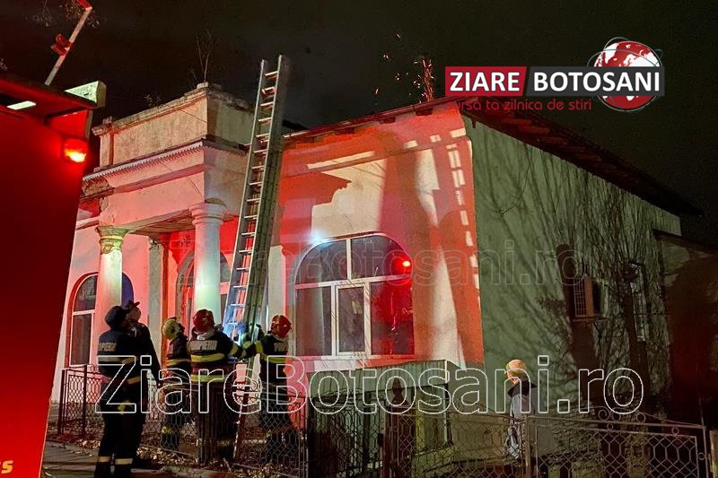 Incendiu la Dorohoi! Un coș de fum necurățat putea genera o tragedie – FOTO