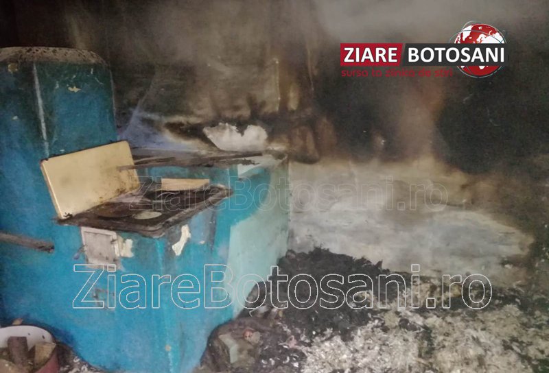 Botoșăneancă decedată într-un incendiu izbucnit în camera unde dormea - FOTO