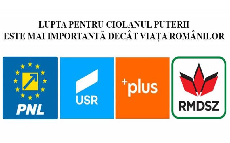 PNL și USR, pierzătorii alegerilor parlamentare, asemeni clanurilor de interlopi își împart funcții și teritorii, fără să le pese de pandemie și economie