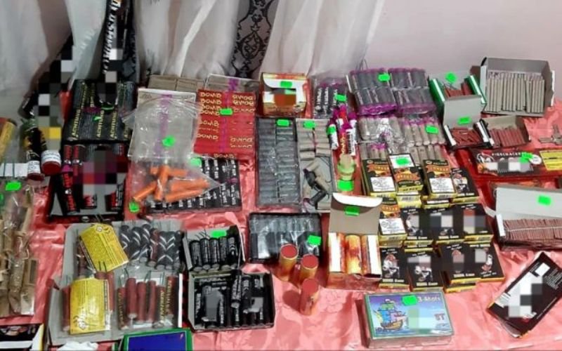Sute de kilograme de articole pirotehnice confiscate de polițiști
