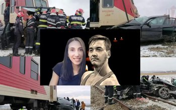 Tragedie! Mașină spulberată de trenul …