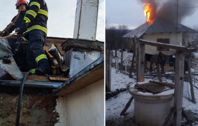 15 incendii la Botoșani, în cele patru zile de ger
