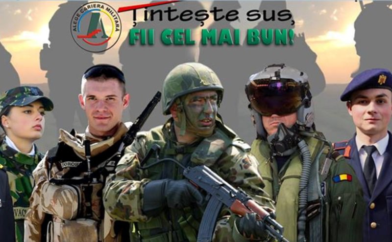 Ești o persoană dinamică, energică, ești atras de ținuta și activitatea militară? Acum este momentul! Țintește Sus