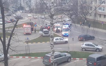 Accident în intersecția din fața …
