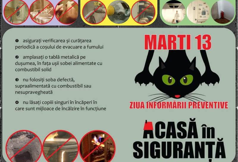 Ziua informării preventive: „ACASĂ ÎN SIGURANȚĂ!”