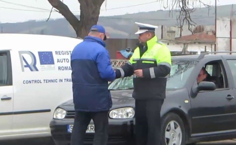 Acțiune a Poliției și RAR la Botoșani. Mașini cu defecțiuni tehnice, oprite în trafic și certificate de înmatriculare reținute